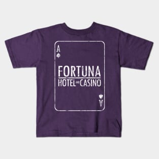 Blood & Truth Fortuna Hotel And Casino Playing Card Kids T-Shirt